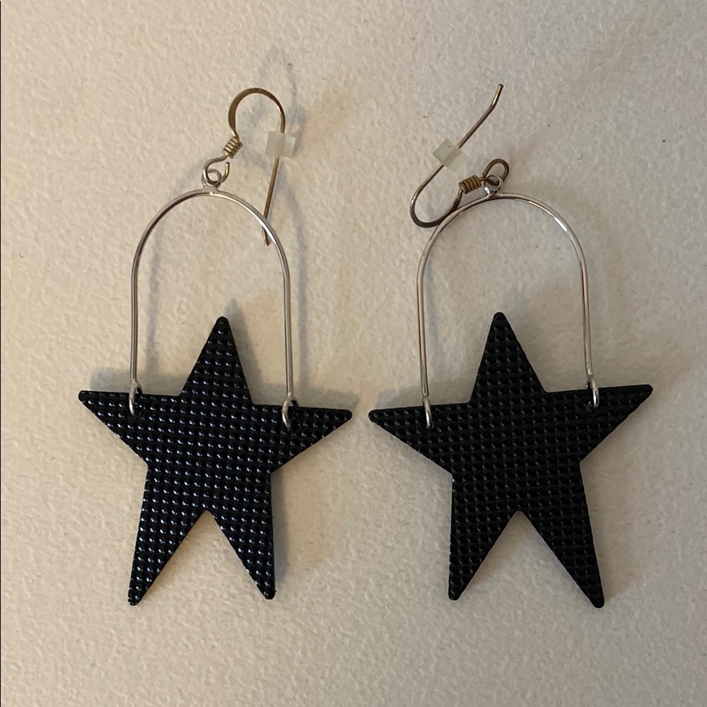 Nickel & Suede Afterglow Rockstar Earrings